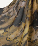 Ocher Abstract Marble Print Modal Hijab