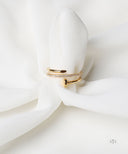 AYA Gold Pave Nail Wrap Ring