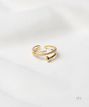 AYA Gold Pave Nail Wrap Ring