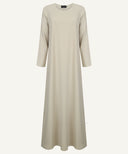 Deep Plum Front Open Lace Kaftan Set