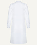 White Contrast Button Matching Set