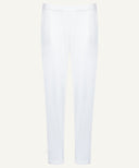 White Contrast Button Matching Set