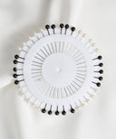 Black & White Small Head Hijab Pins