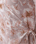 Sand Strom Printed Wrap Maxi Dress