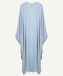 Ice Blue Cove Cut Oversized Kaftan Set