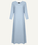 Ice Blue Cove Cut Oversized Kaftan Set