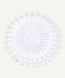 White Pearl Head Hijab Pins