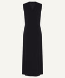 Black Sleeveless Jersey Cardigan