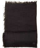 Black Crinkle Viscose Hijab