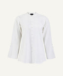 Coconut White Button Down Matching Set
