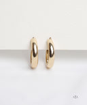 AYA Gold Dome Hoop Earrings