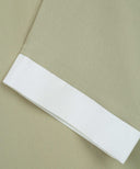 Clary Sage Contrast Trim Cardigan Abaya Set