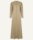 Camel Beige Button Down Long Sleeve Maxi Dress Matching Set