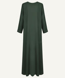 Hunter Green Button-Down Dress