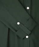 Hunter Green Button-Down Dress