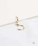 AYA Gold Classic Open Hoop Earrings