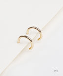 AYA Gold Classic Open Hoop Earrings