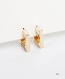 AYA Gold Square Hoop Earrings