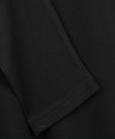 Black Long Sleeve Maxi Slip Dress