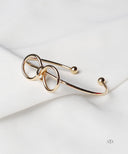 AYA Gold Infinity Cuff Bracelet