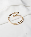 AYA Gold Orb Bangles Set