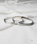 AYA Silver Classic Line Bangles Set
