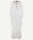 White Noorelle Oversized Kaftan