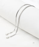 AYA Silver Duo Chain Bracelet Set