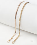AYA Gold Duo Chain Bracelet Set