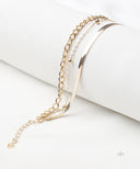 AYA Gold Triple-Layer Chain Bracelet