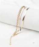 AYA Gold Triple-Layer Chain Bracelet