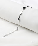 AYA Silver Enamel Circle Bracelet
