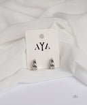 AYA Silver Classic Dome Hoop Earrings