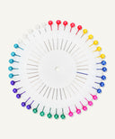 Multi Colored Small Head Hijab Pins