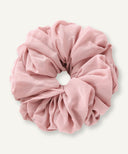 Pastel Pink Chiffon Scrunchie