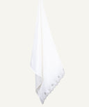 White Satin Fancy Hijab