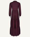 Dark Sienna Tiered Cardigan Abaya