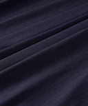 Navy A-Line Jersey Maxi Skirt