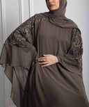 Leah Taupe Kaftan