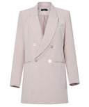 Ole Pink Open Front Blazer