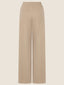 Tan Jersey Wide Legged Pants