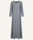 Mist Grey A-line Abaya