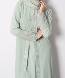 Ivelle Sweet Mint Front Open Dress