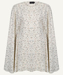 Beige Printed Kaftan Tunic
