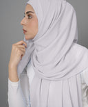 Ash Mushroom Chiffon Hijab