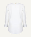 Off-White Long Sleeve Basic Blouse