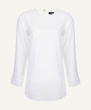 Off-White Long Sleeve Basic Blouse