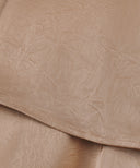 Taupe Satin Bell Sleeve Blouse