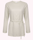 Vanilla Latte Belted Tee