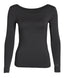 Black Long Sleeve Body Shirt